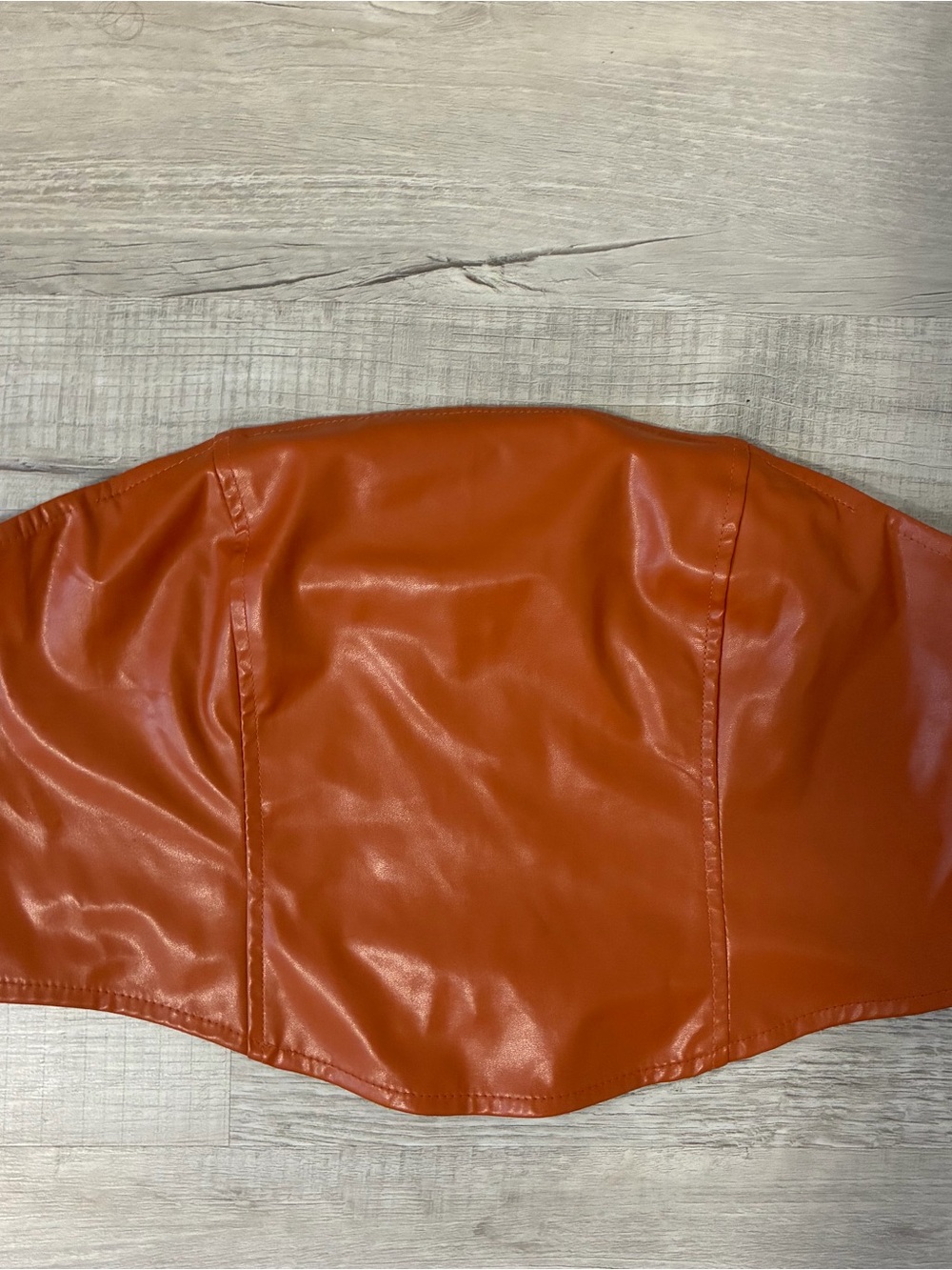 wild fable faux leather tube top
